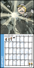 Order of the Stick 2020 Spell Calendar