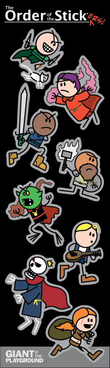 Order of the Stick: Sticker Sheet